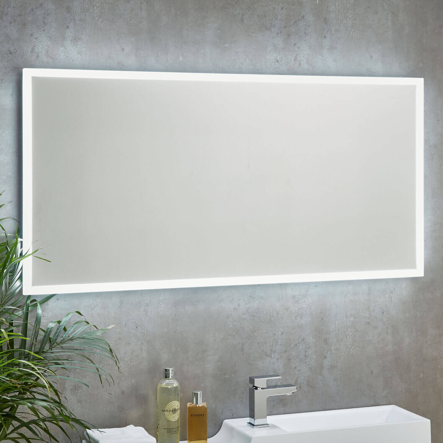 Mosca LED Mirror with Demister Pad and Shaver Socket - 1200 x 600mm MIRROR003_2