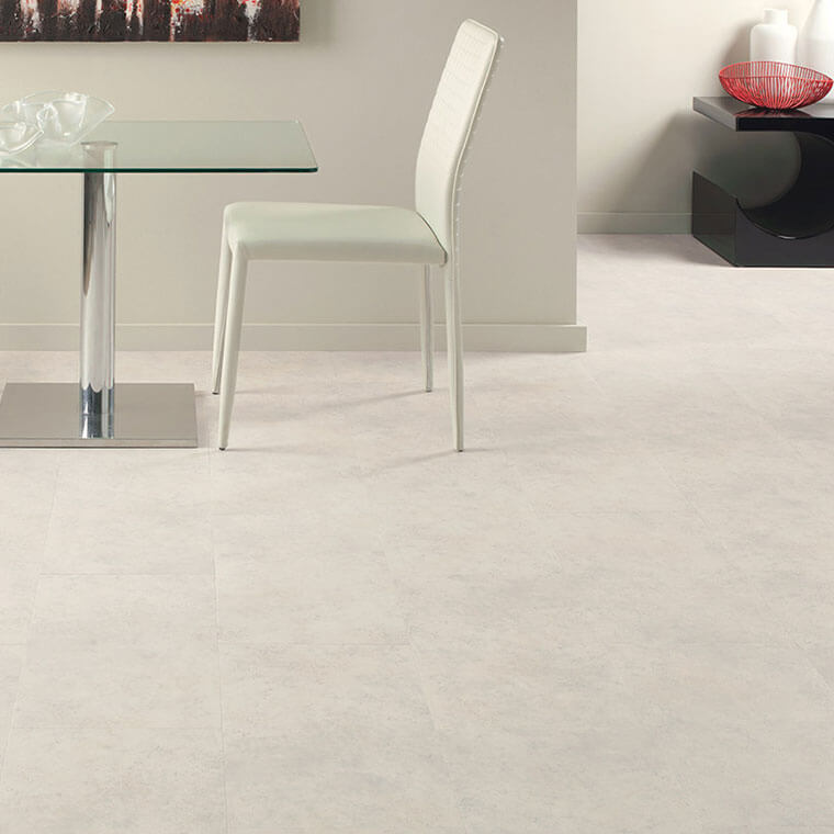 Amtico Click Smart Flooring Stone - Bottocino Cream - (1 x Pack = 1.66m2) Lifestyle