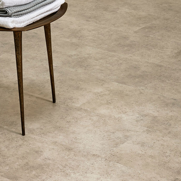 Amtico Click Smart Flooring Stone - Ceramic Ecru - (1 x Pack = 1.66m2) Lifestyle