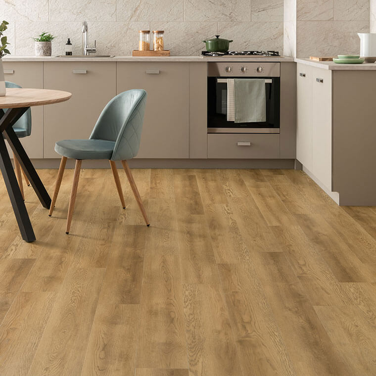 Amtico Click Smart Flooring Wood - Crest Oak - (1 x Pack = 1.73m2) Lifestyle