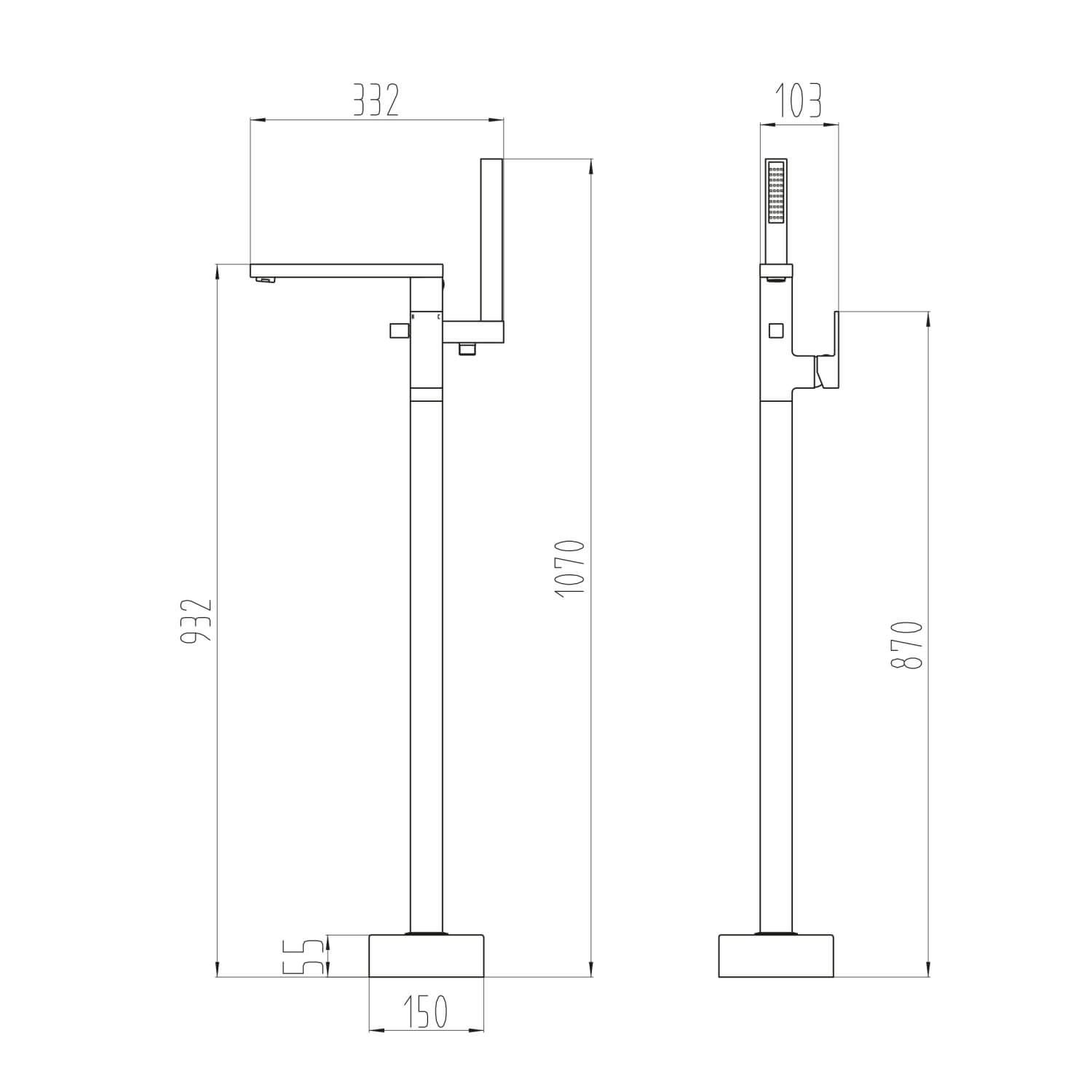 Lanza Freestanding Bath Tap TAP082_2