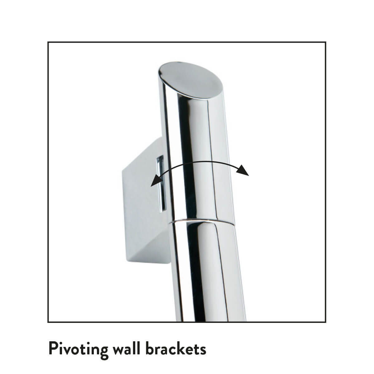 Marco Oval Slide Rail Kit with Pivoting Wall Brackets RISERKIT006_2