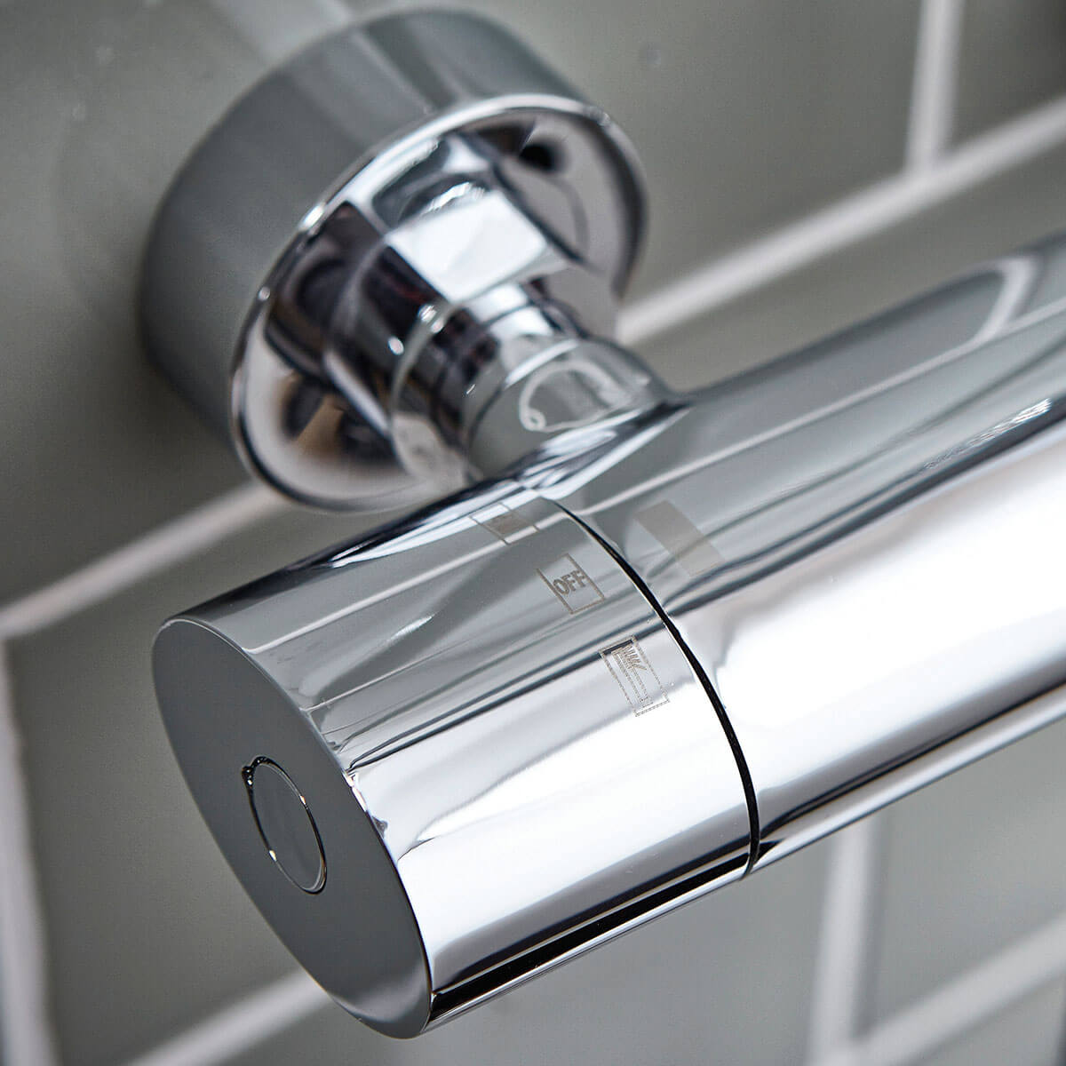 Marco Oval Thermostatic Bar Valve with Adjustable Rigid Riser SHOWER004_2