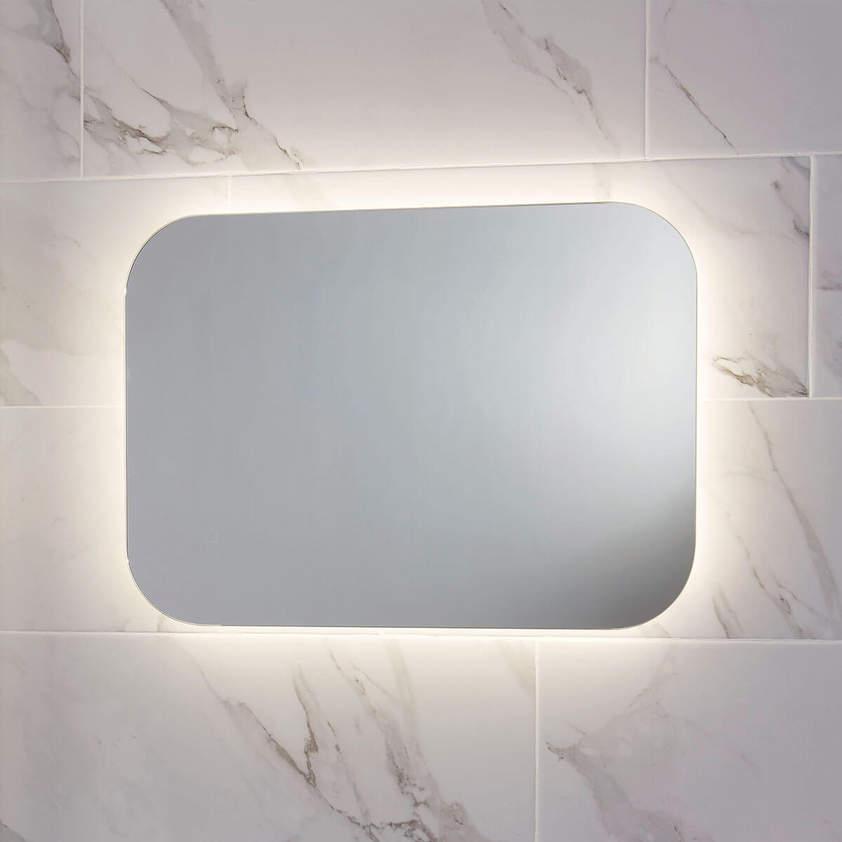 Aura LED Mirror with Demister Pad - 800 x 600mm AURA-800X600SHVR_2