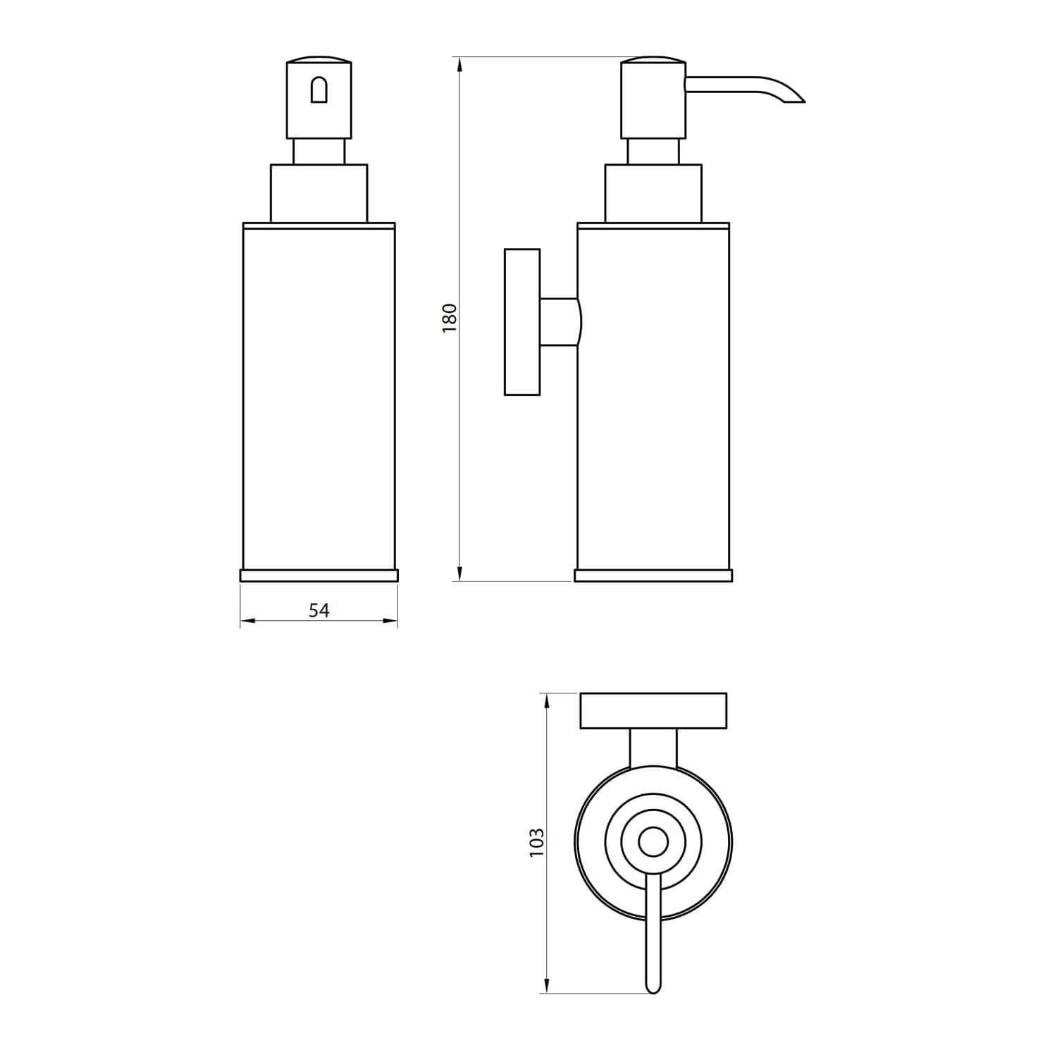 Delta Chrome Soap Dispenser DELTA-003_2