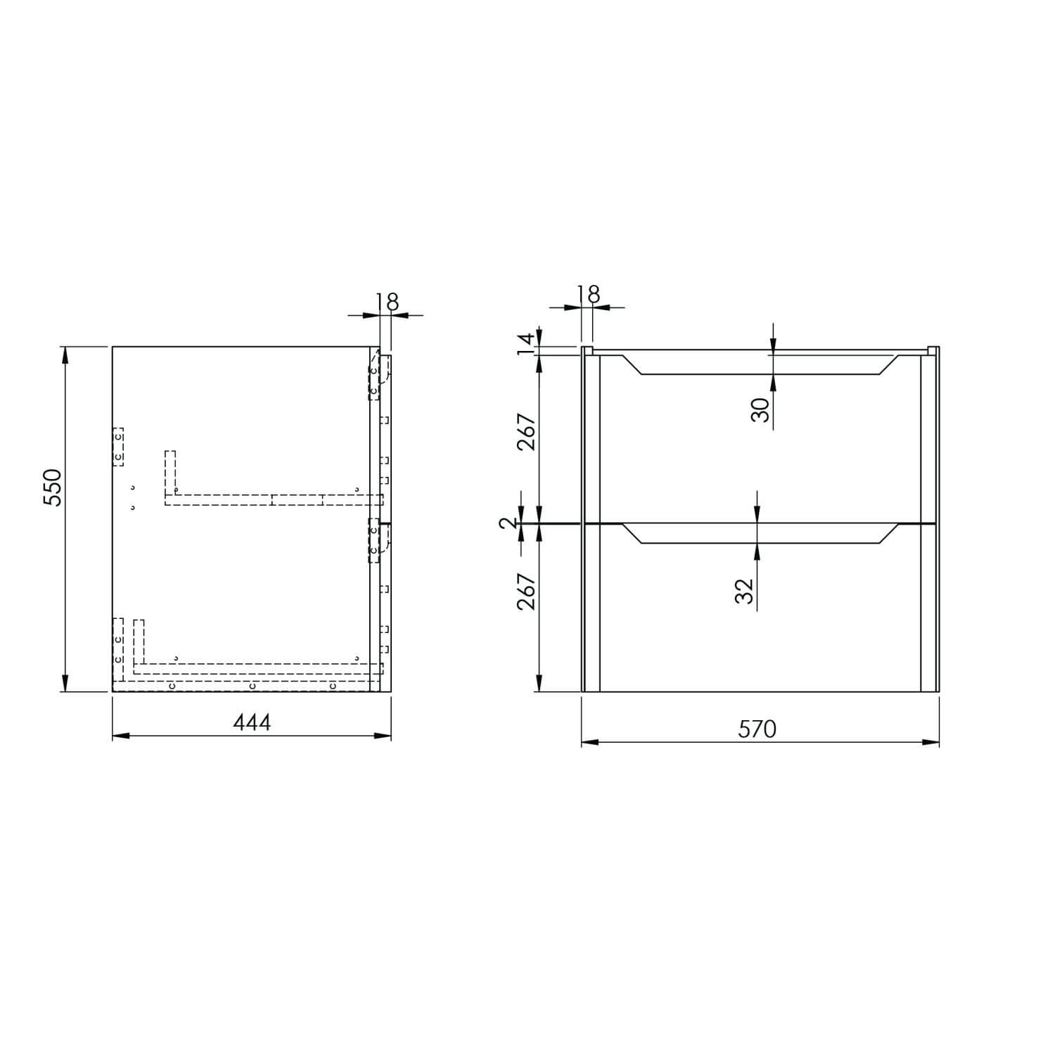 Ella 600mm Wall Unit - Anthracite ELLA-600WALLUNIT-ANTHRACITE_5