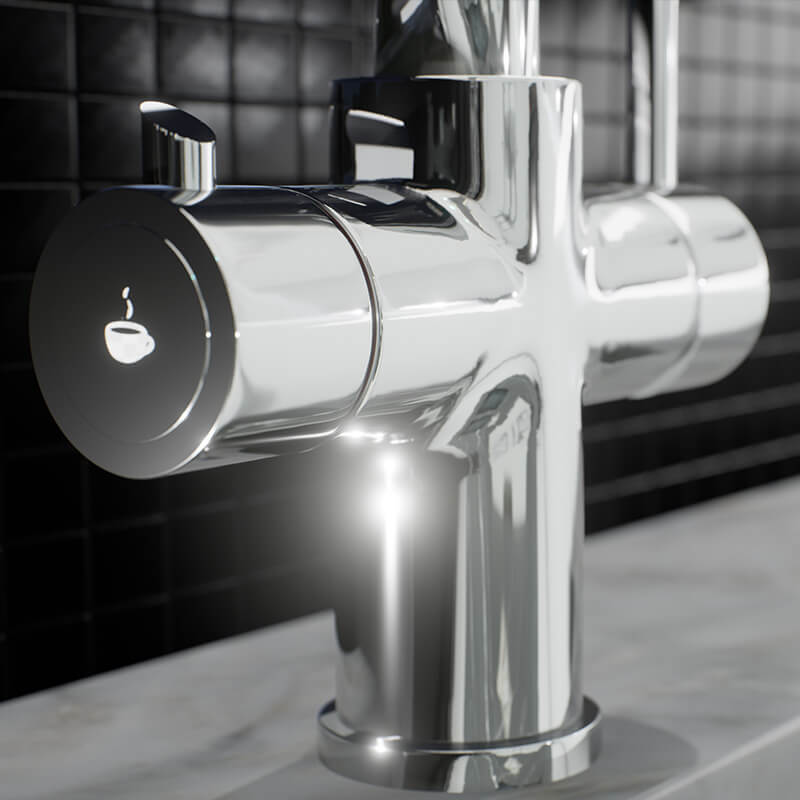 3-in-1 Boiling Tap - Chrome False