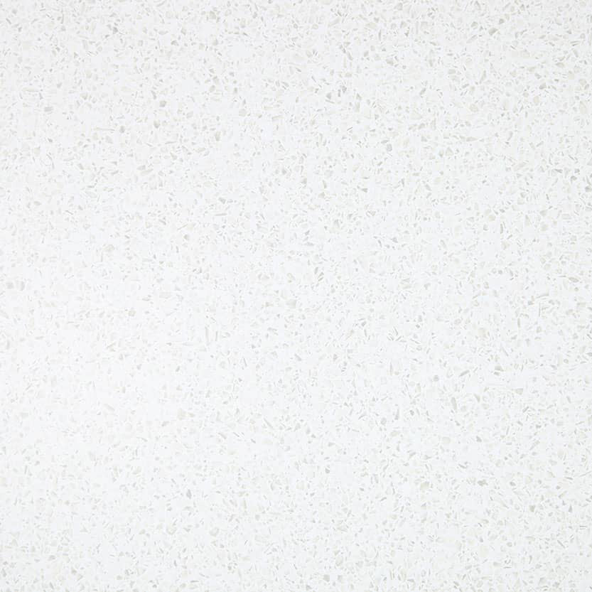 White Terrazzo - Solid Laminate Worktop False