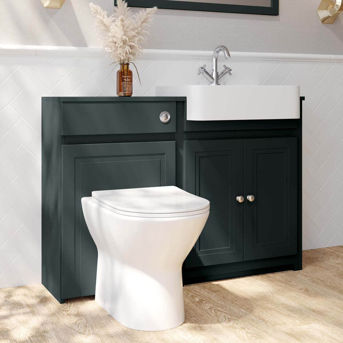 660mm Classica Vanity Unit - Charcoal Grey CLASSICA-660-VANITY-CHARGREY_5