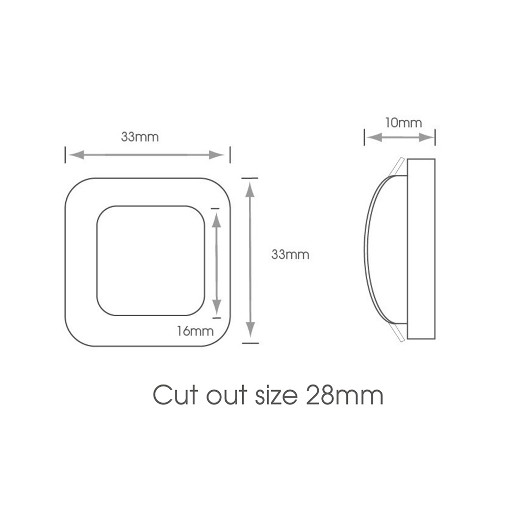 Vega Square Dimensions