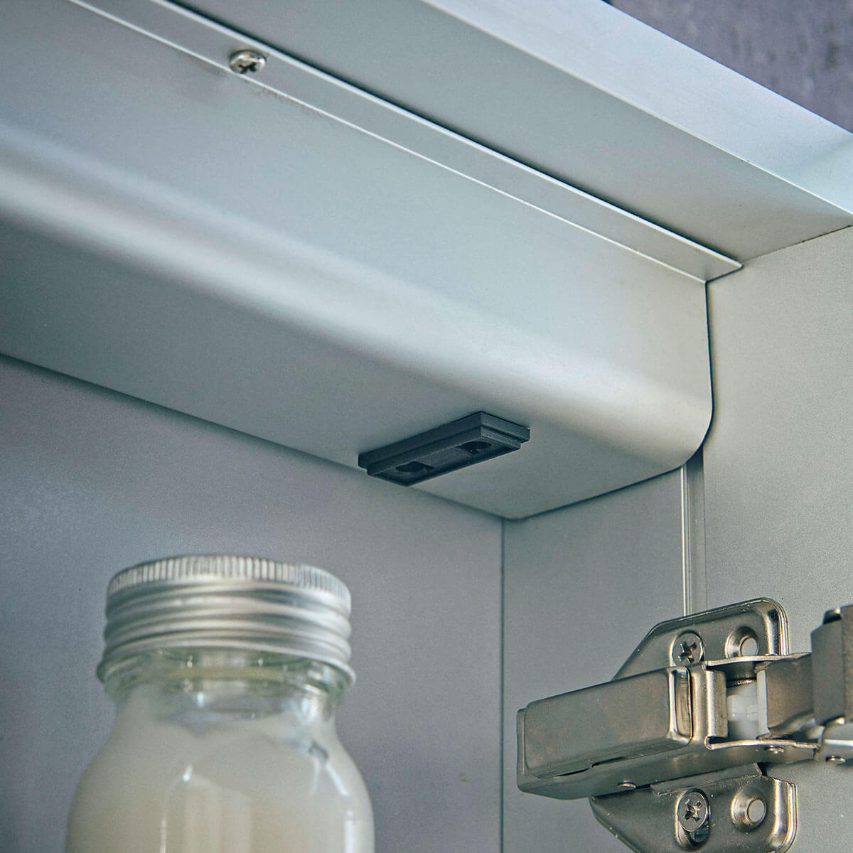 Mia LED Double Door Mirror Cabinet with Demister Pad & Shaver Socket - 600 x 700mm MIA-600X700-CAB_4