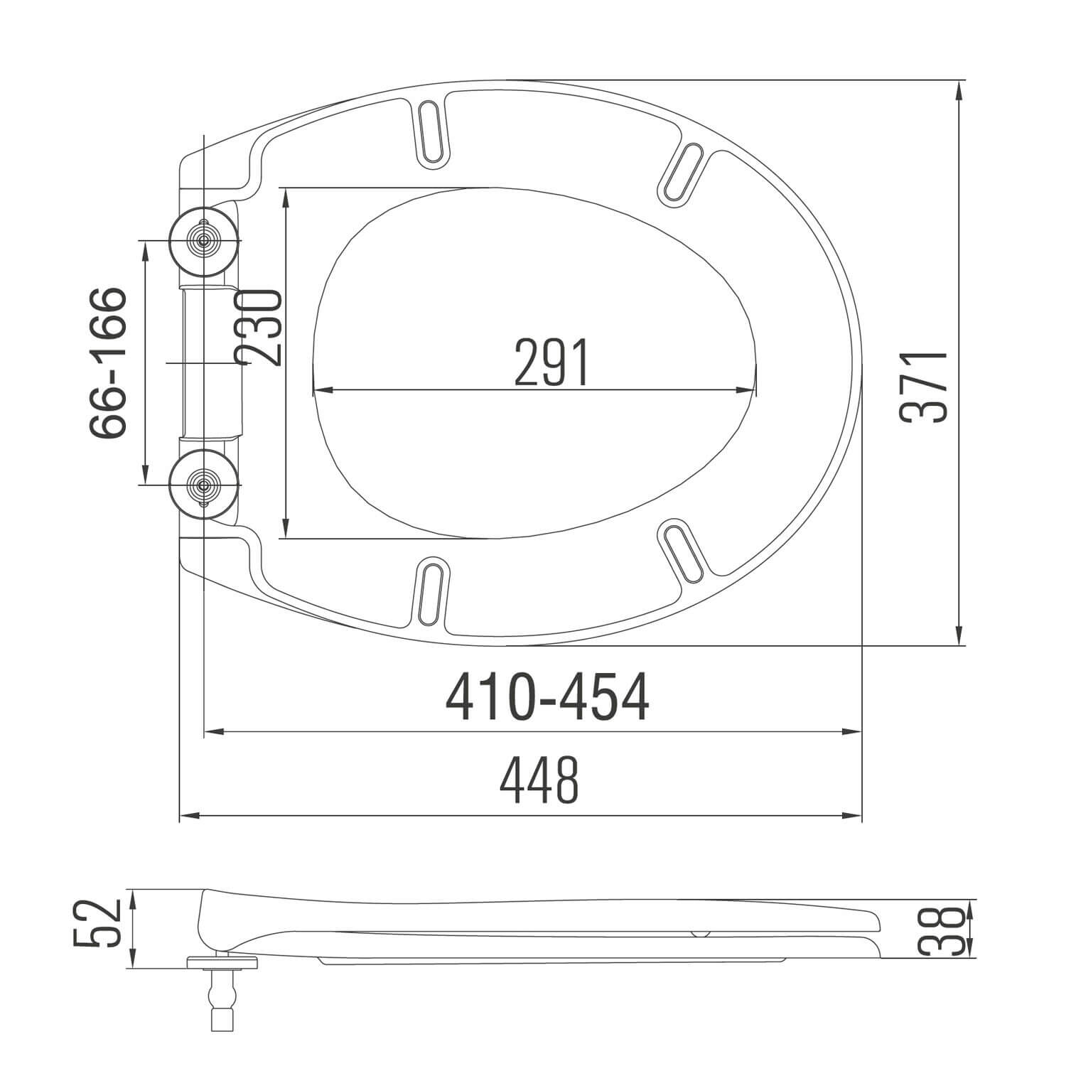 PP Universal Top Fix Soft Close Seat SEAT003PP_5