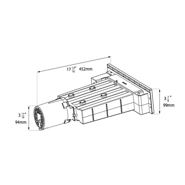 Sweepovac Plinth Vacuum St Steel Effect Plinth Vac Dims 3