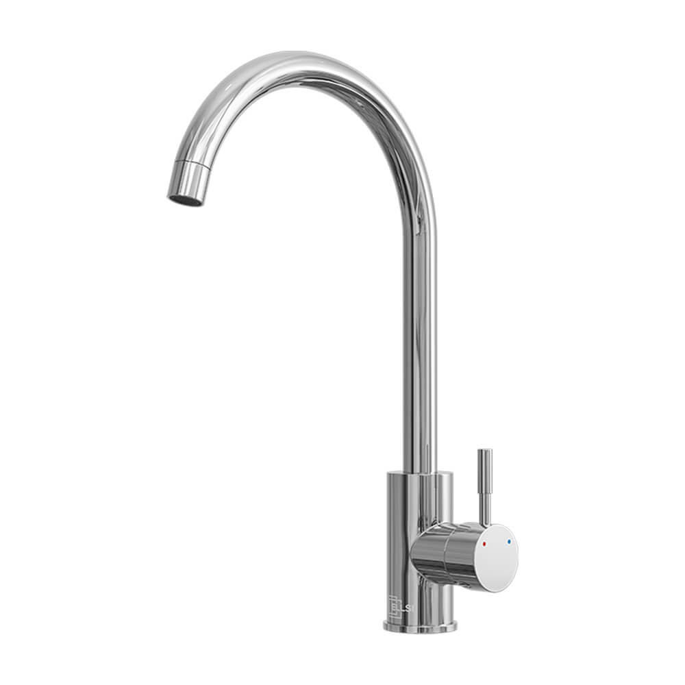 600mm Single Belfast Sink & Varone Chrome Tap Pack Tap Image