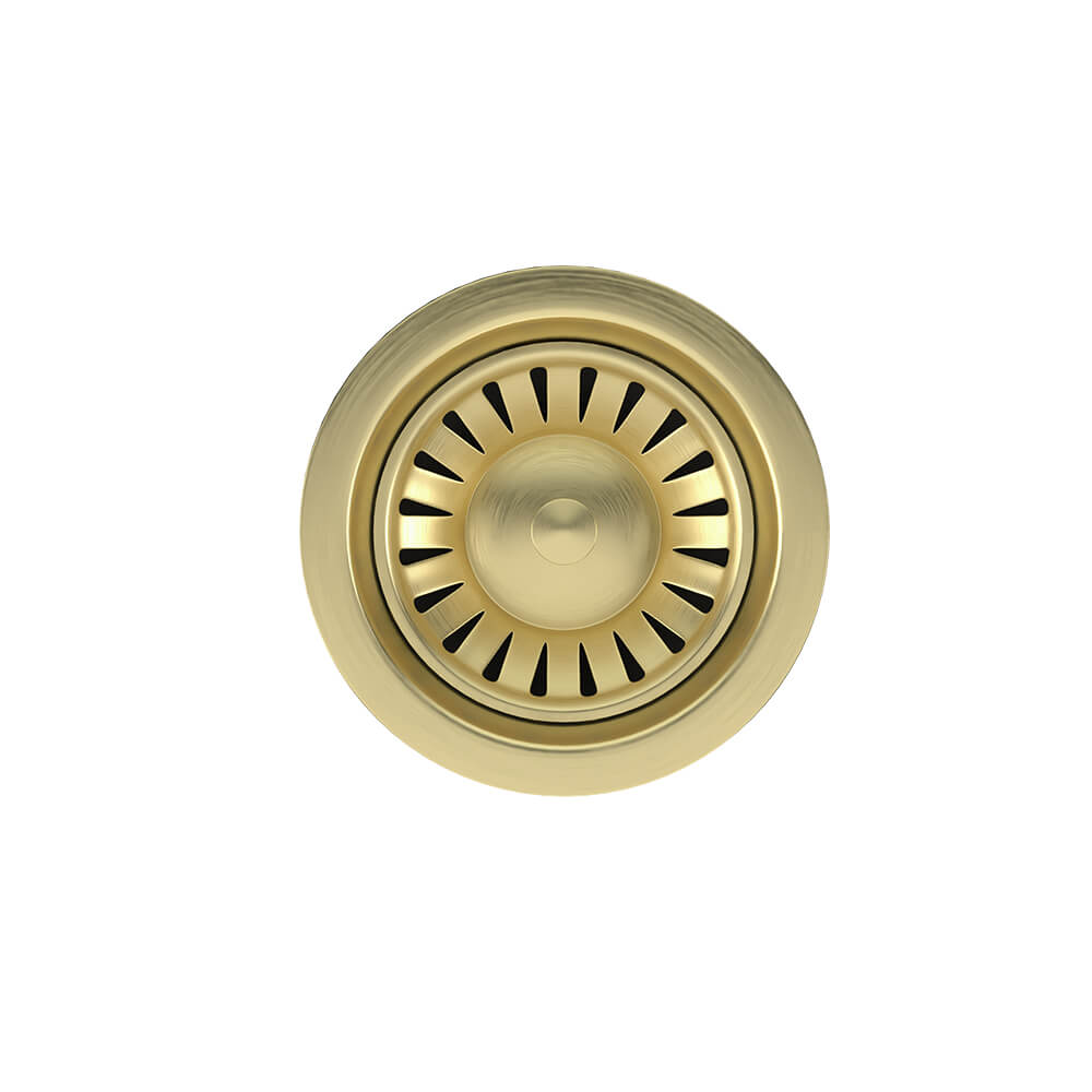 600mm Single Belfast Sink & Cascade Brass Tap Pack Waste Image