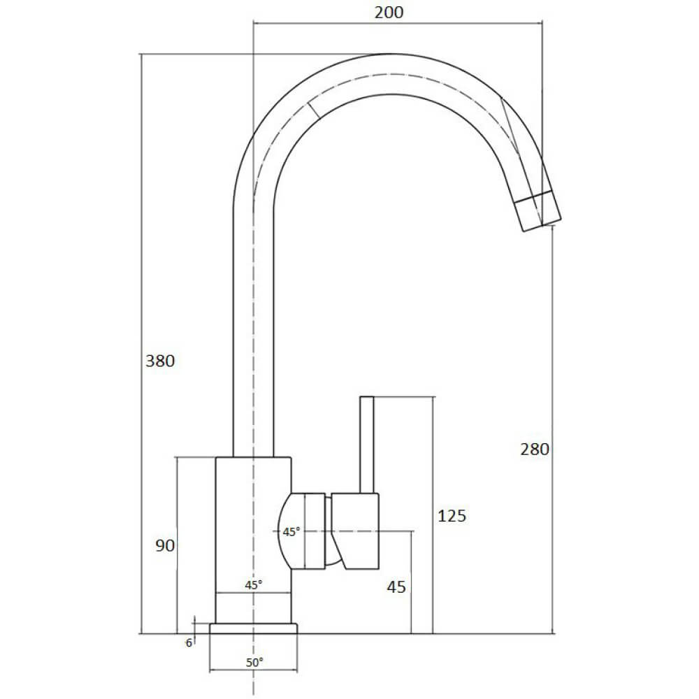 Tap Dimensions