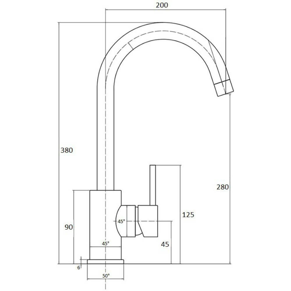 Quartz Titanium 1.5 Bowl Sink Sink & Varone Brass Tap Pack Tap Dimensions