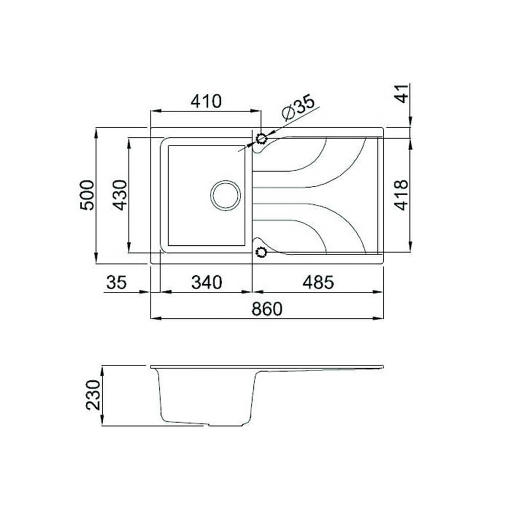 Sink Dimensions