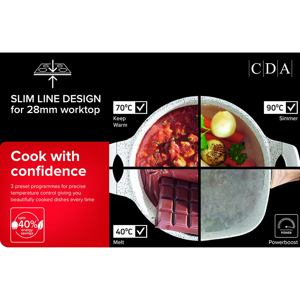 CDA HN6013FR - 4 Zone Plug and Play Induction Hob 3