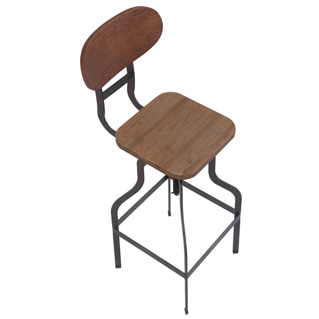 AURORA-Bolzano-Industrial-Bar-Stool-Brown-Above
