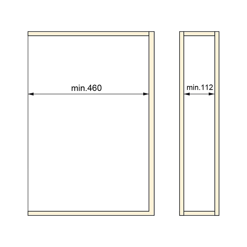 Minimum Cabinet Dimensions