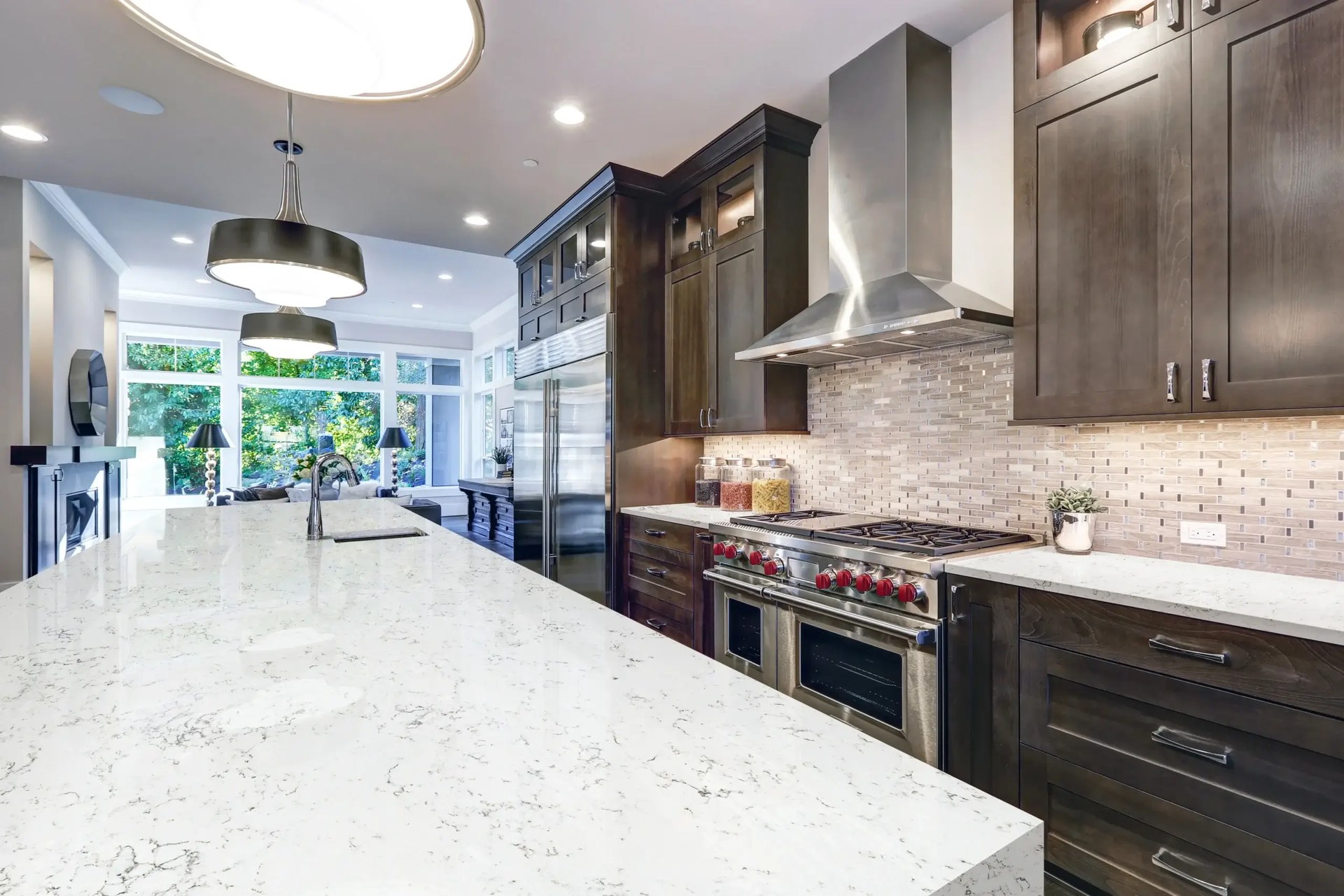 Carrara Shimmer - Quartz Worktop