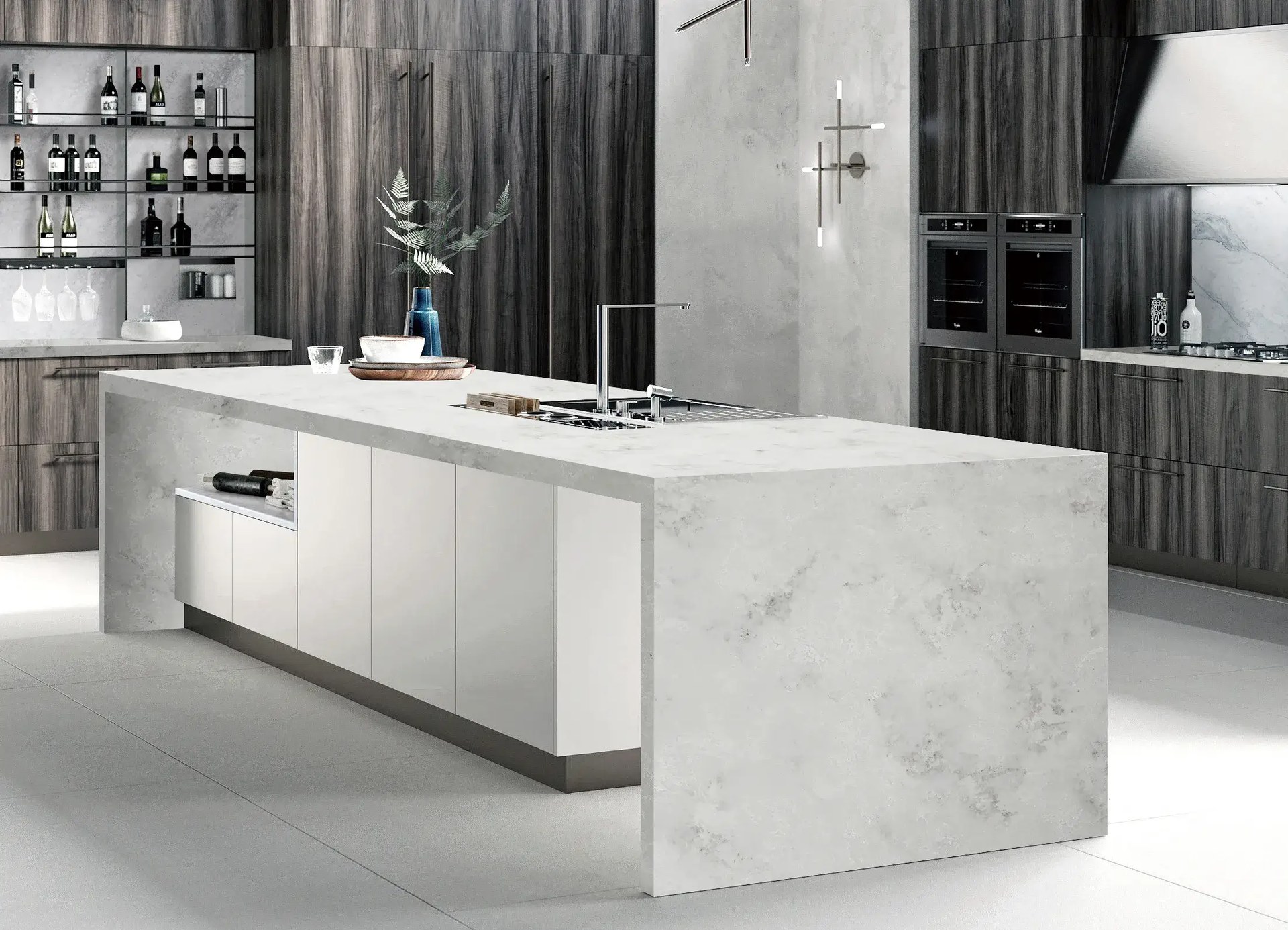 Fog (Cloudy Gris) - Quartz Worktop