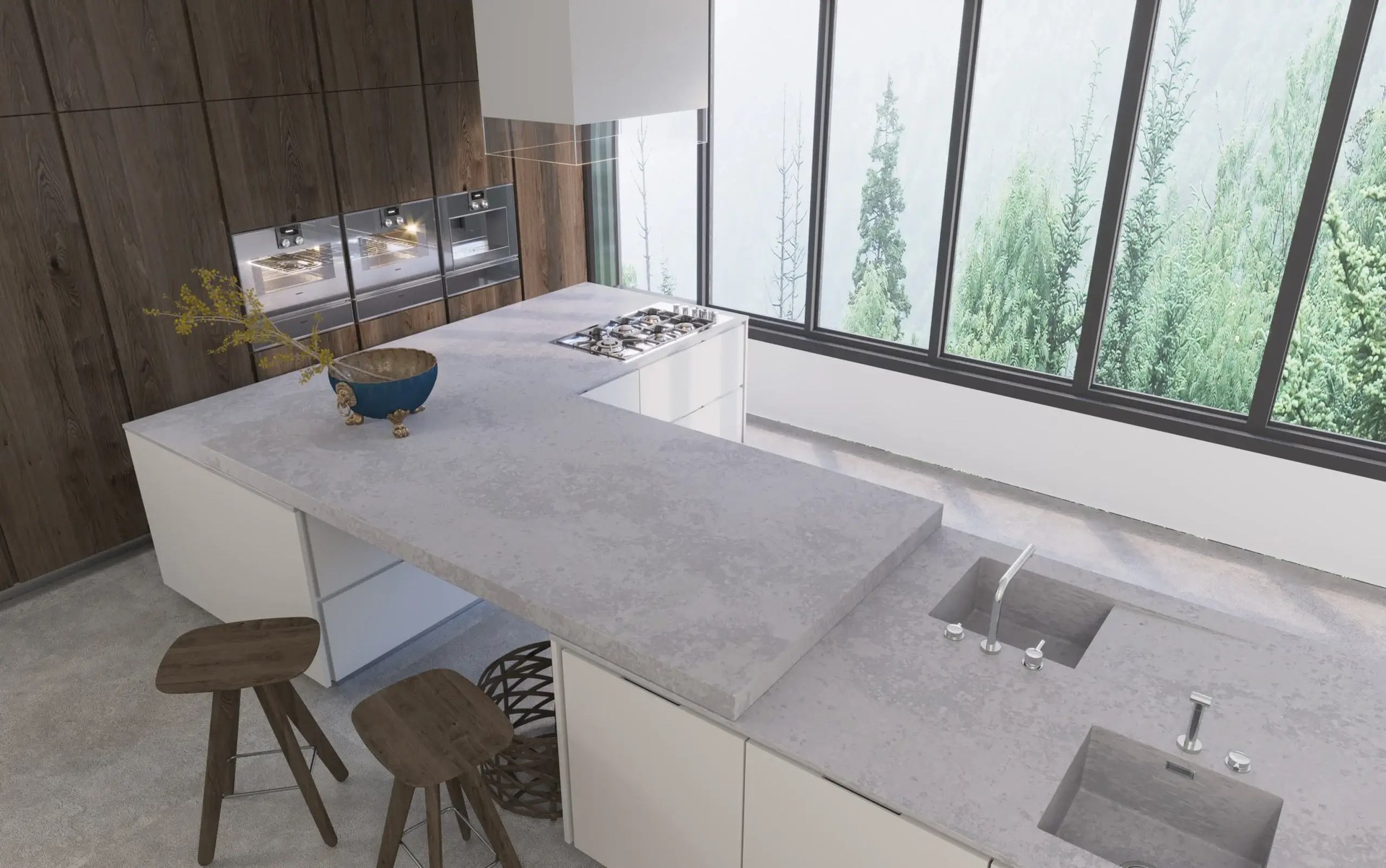 London Grey - Quartz Worktop