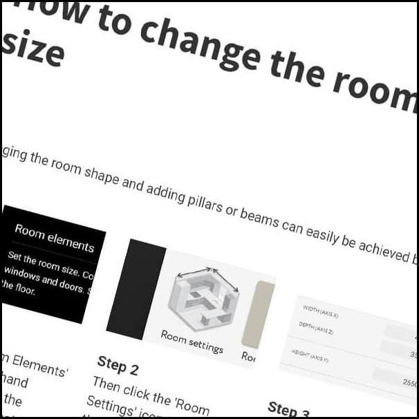 How to change the room shape and size