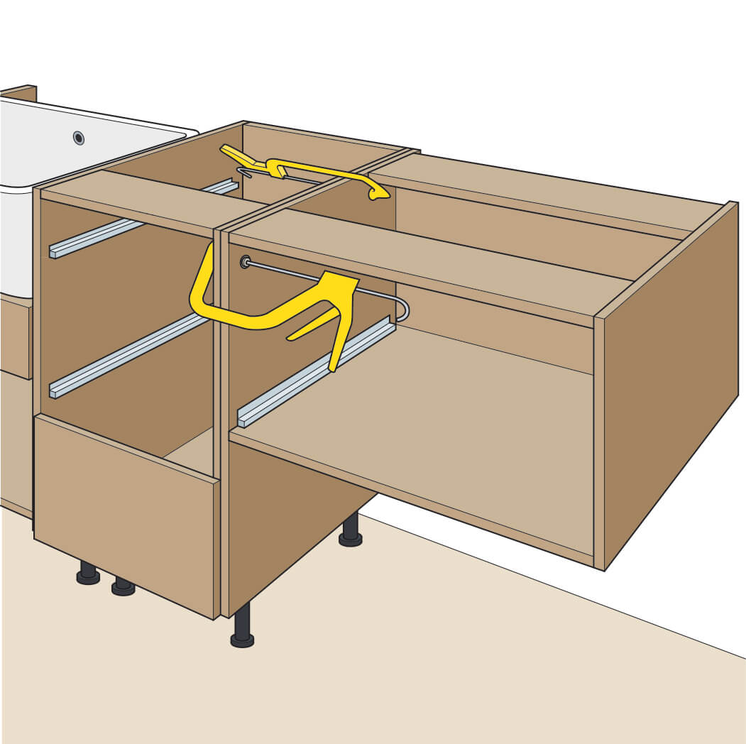 How to Install Half-Height Base Units