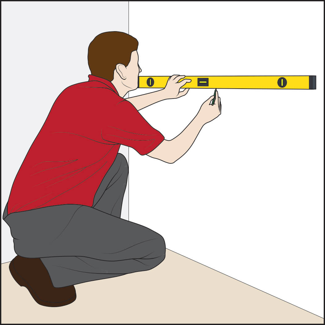 Getting Ready To Install Your New Kitchen - Measuring and Marking Up Your Room