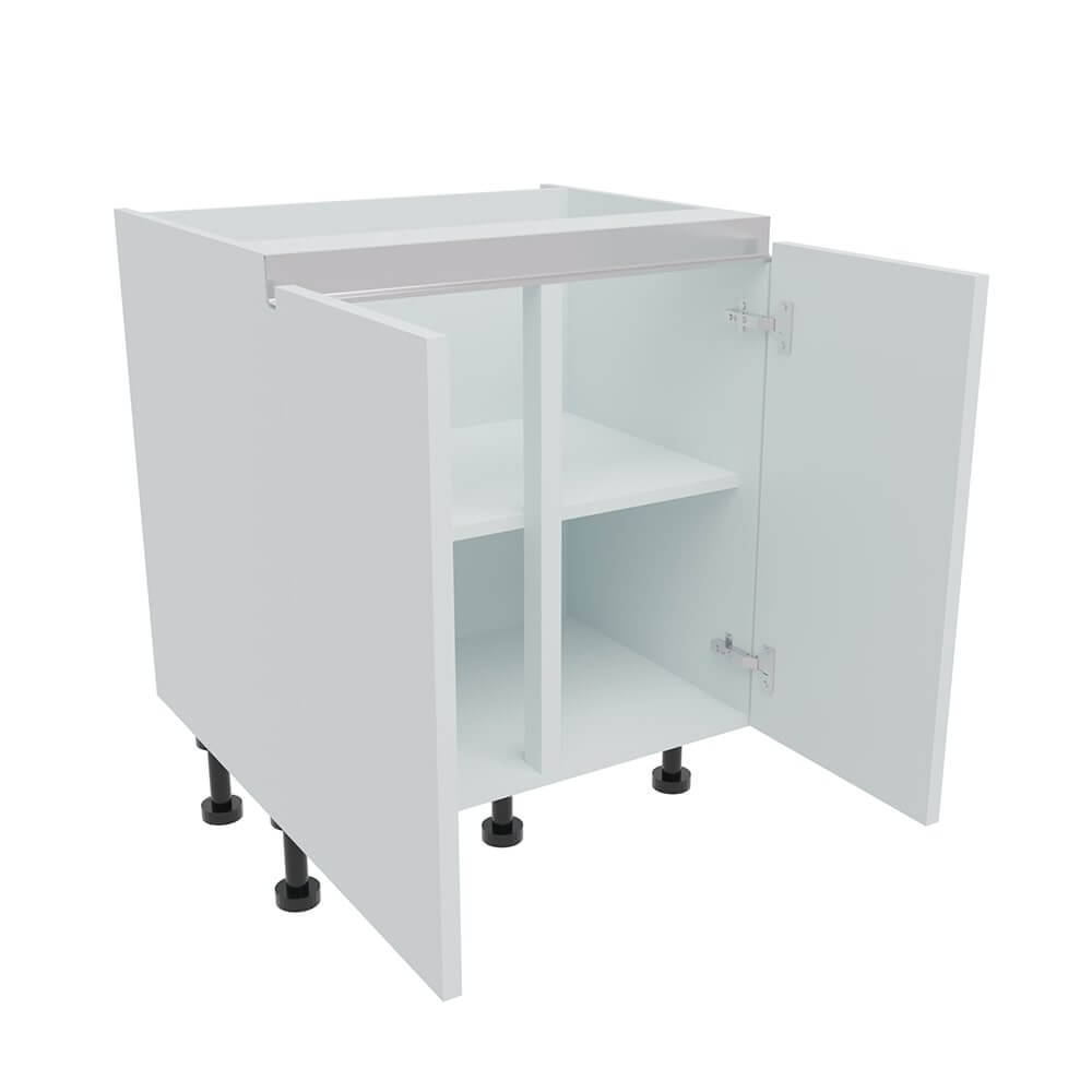 700mm True Handleless Double Highline Base Unit