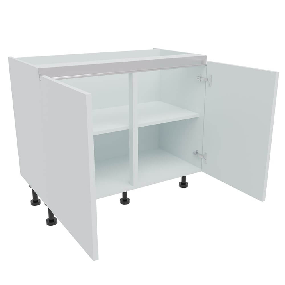 1000mm True Handleless Double Highline Base Unit