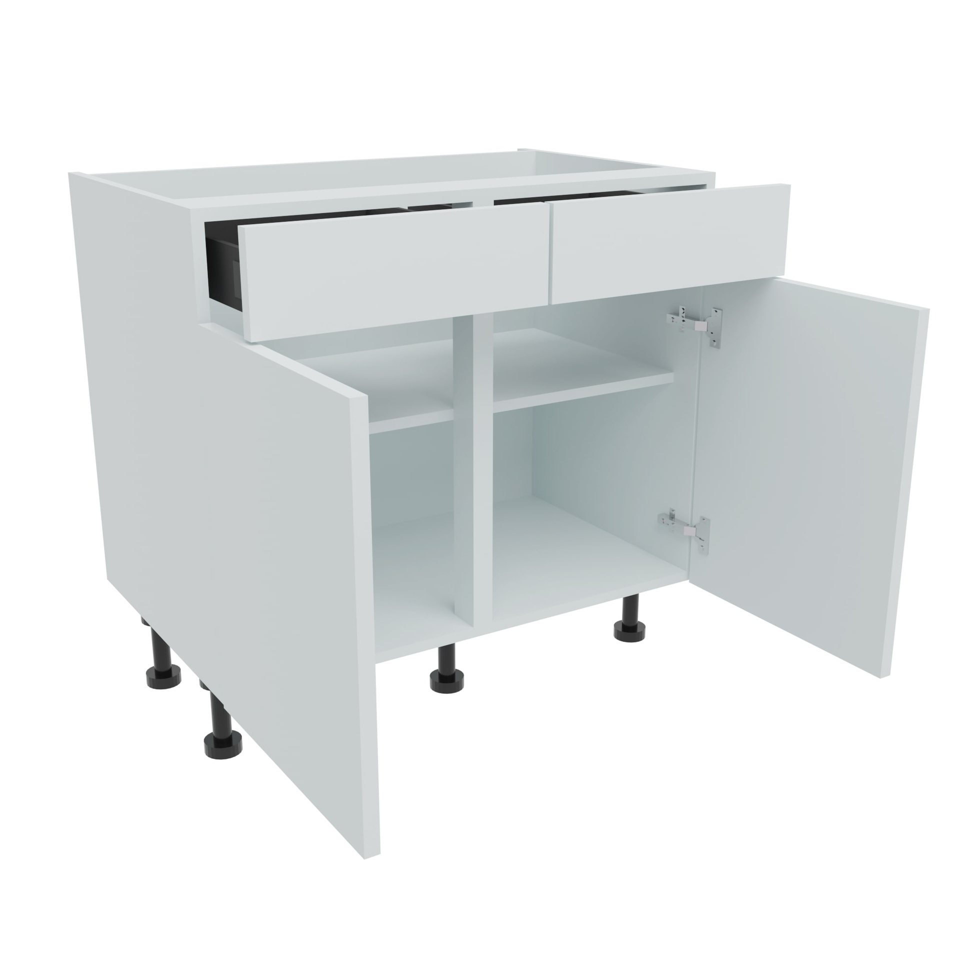 900mm Double Drawerline Base Unit