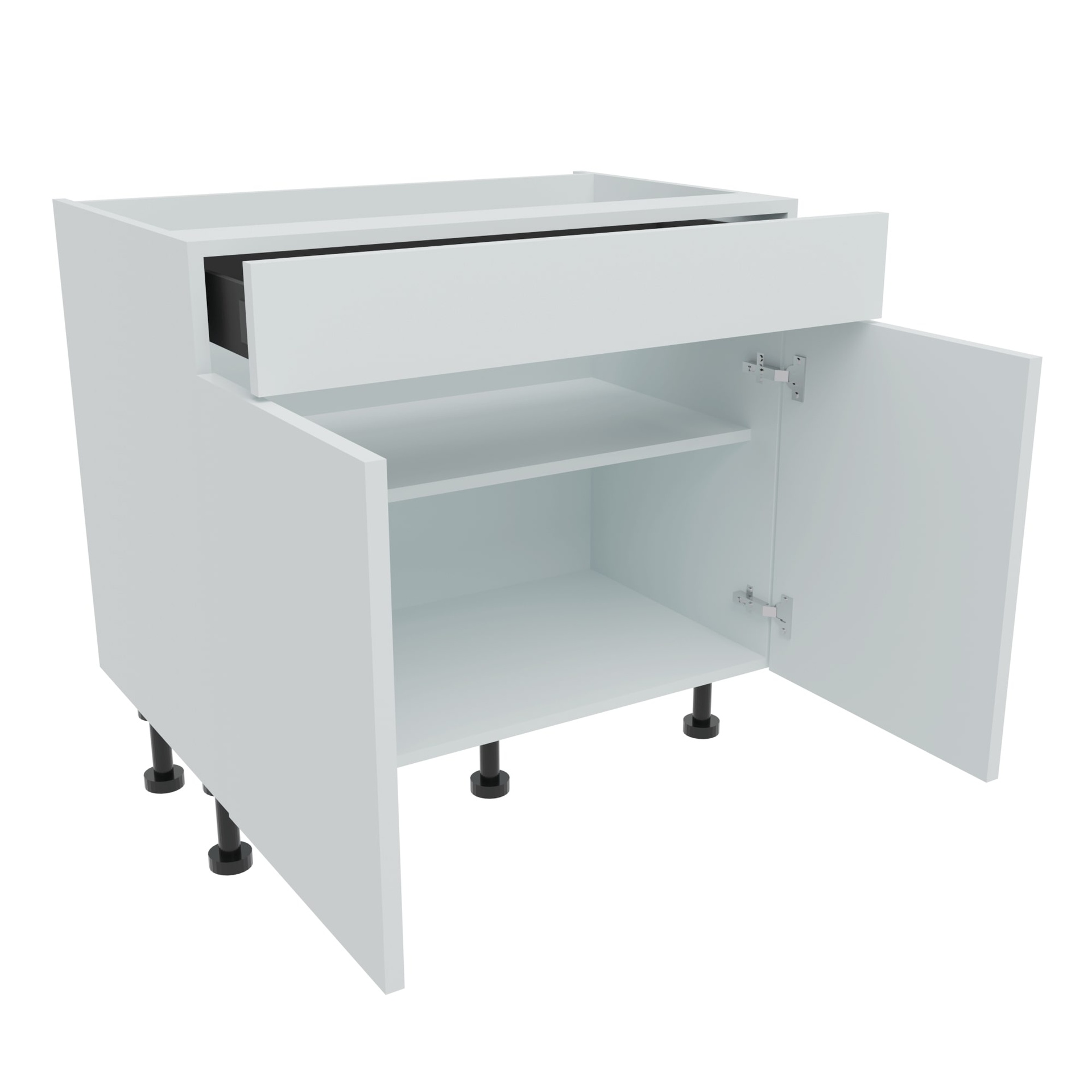 900mm Double Drawerline Base Unit (Single Drawer)