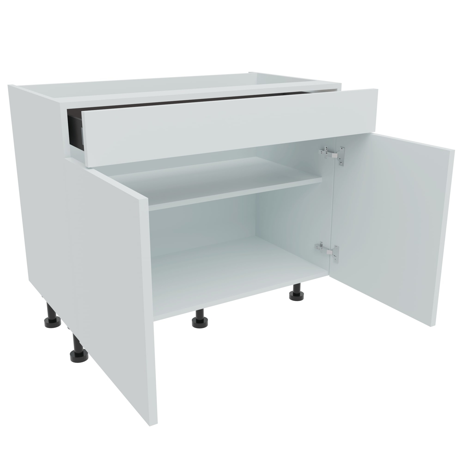 1000mm Double Drawerline Base Unit (Single Drawer)