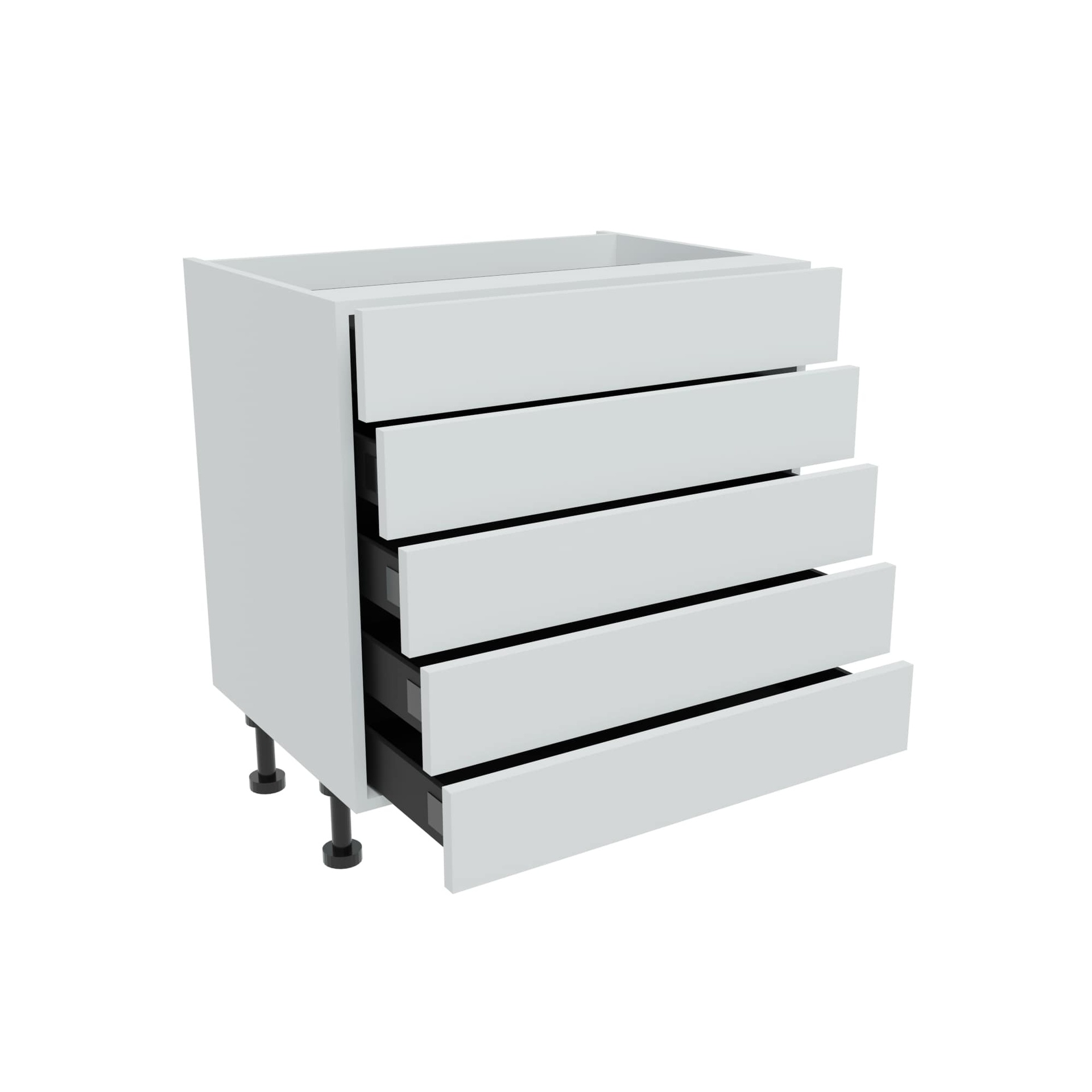 800mm 5 Drawer Base Unit