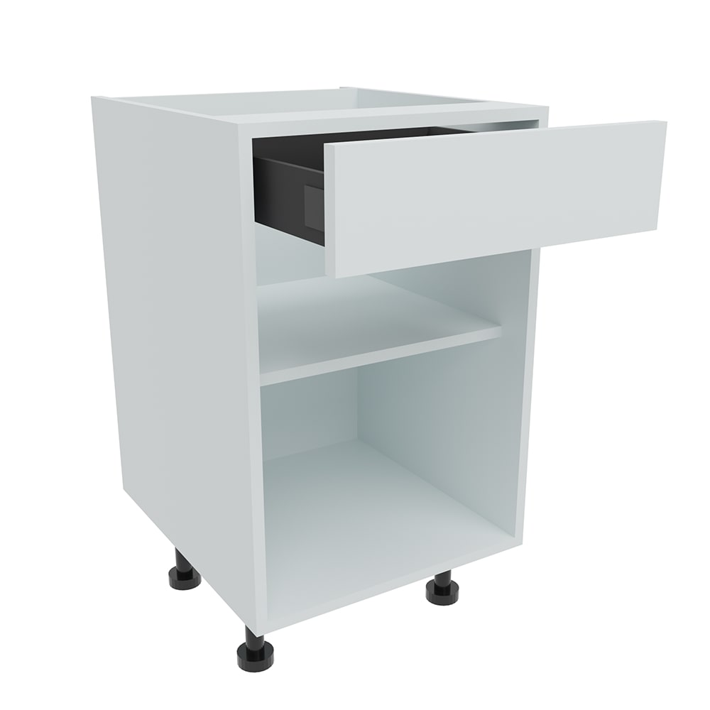 500mm Open Base Unit with Top Drawer
