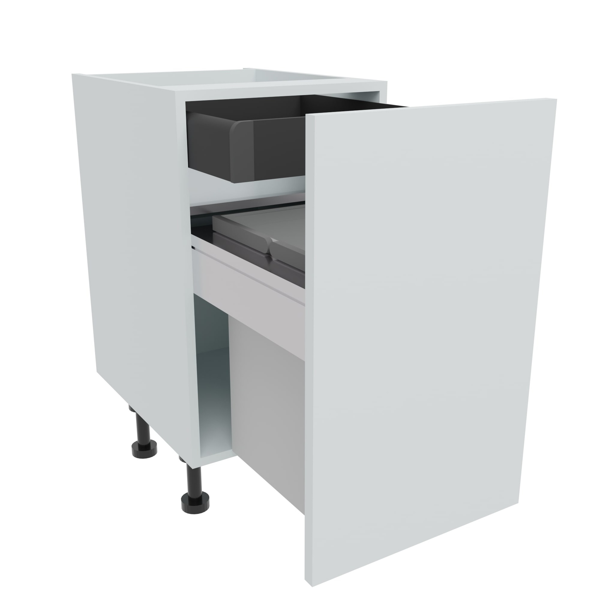 450mm BIN STORE Base Unit (Highline) with Internal Drawer (1 x 39L)