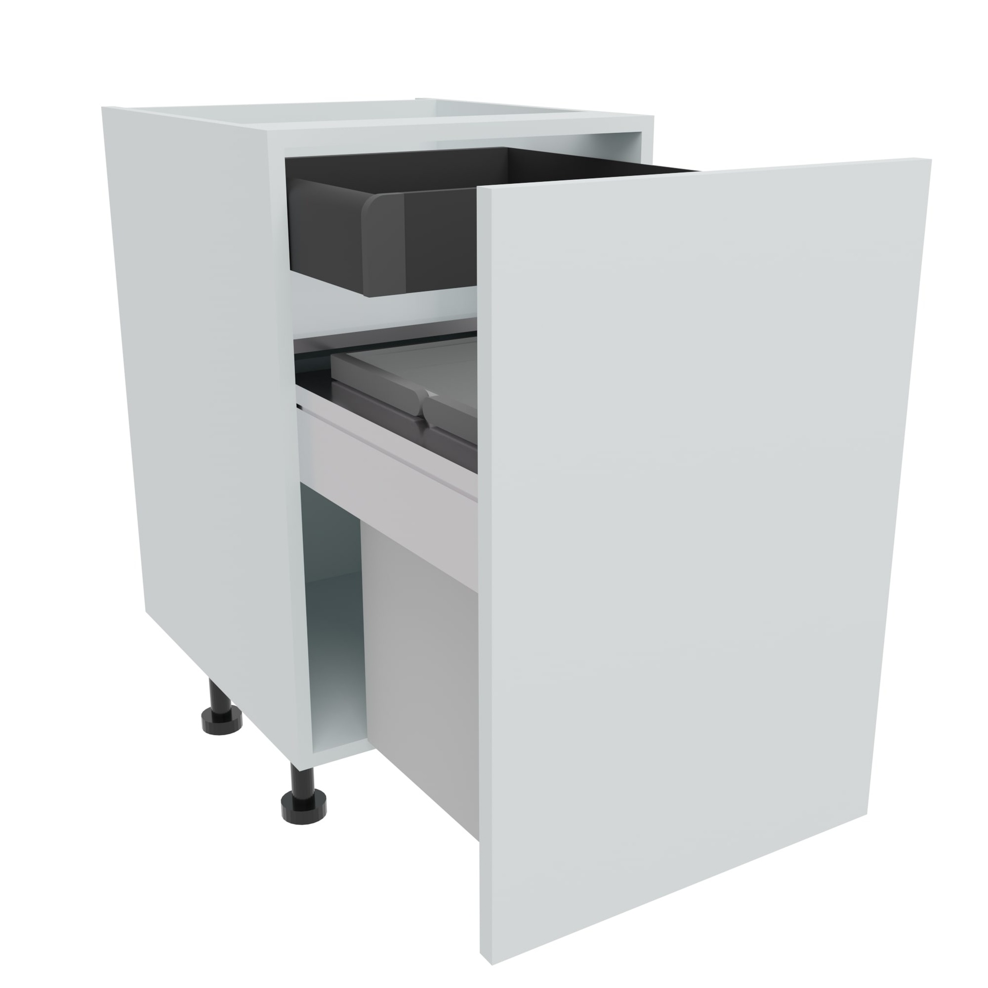 500mm BIN STORE Base Unit Highline with Internal Drawer (1 x 39L)