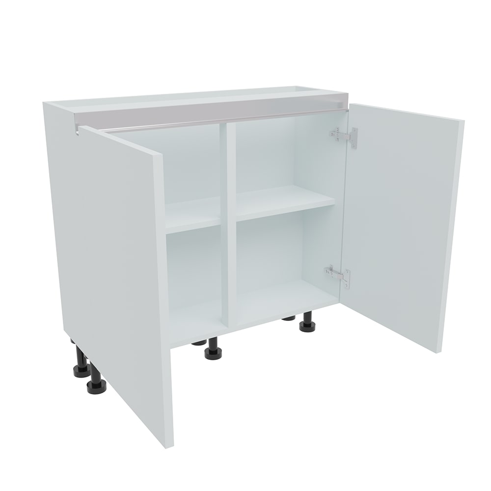 900mm True Handleless Double Highline Base Unit (300mm Deep)