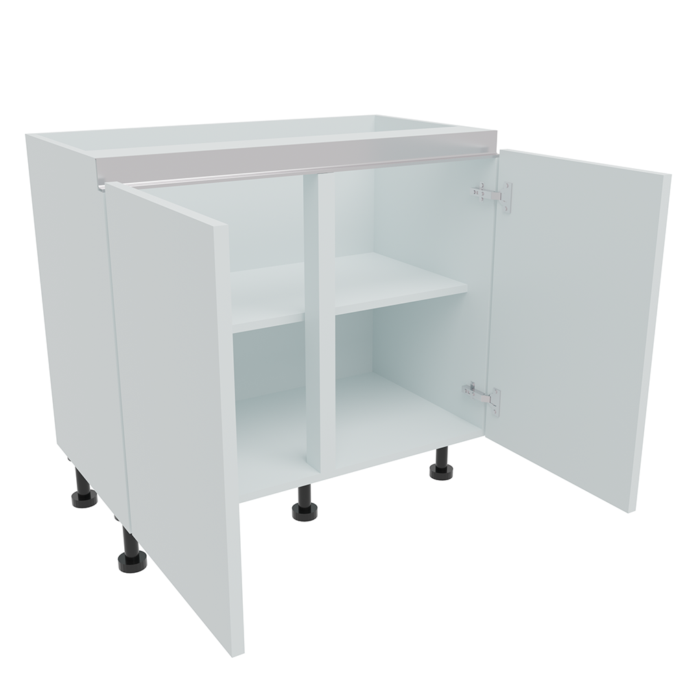 900mm True Handleless Double Highline Base Unit (470mm Deep)
