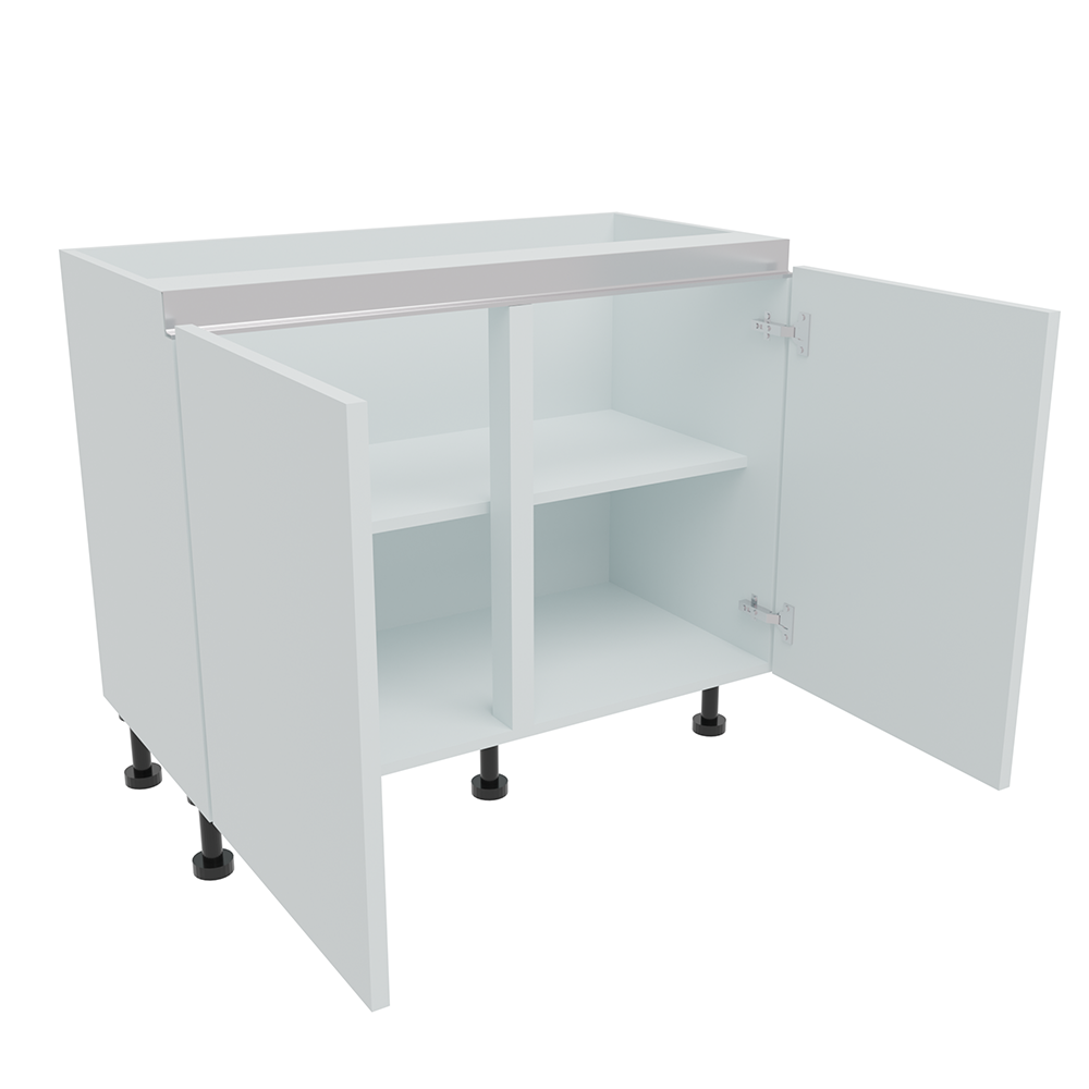 1000mm True Handleless Double Highline Base Unit (470mm Deep)