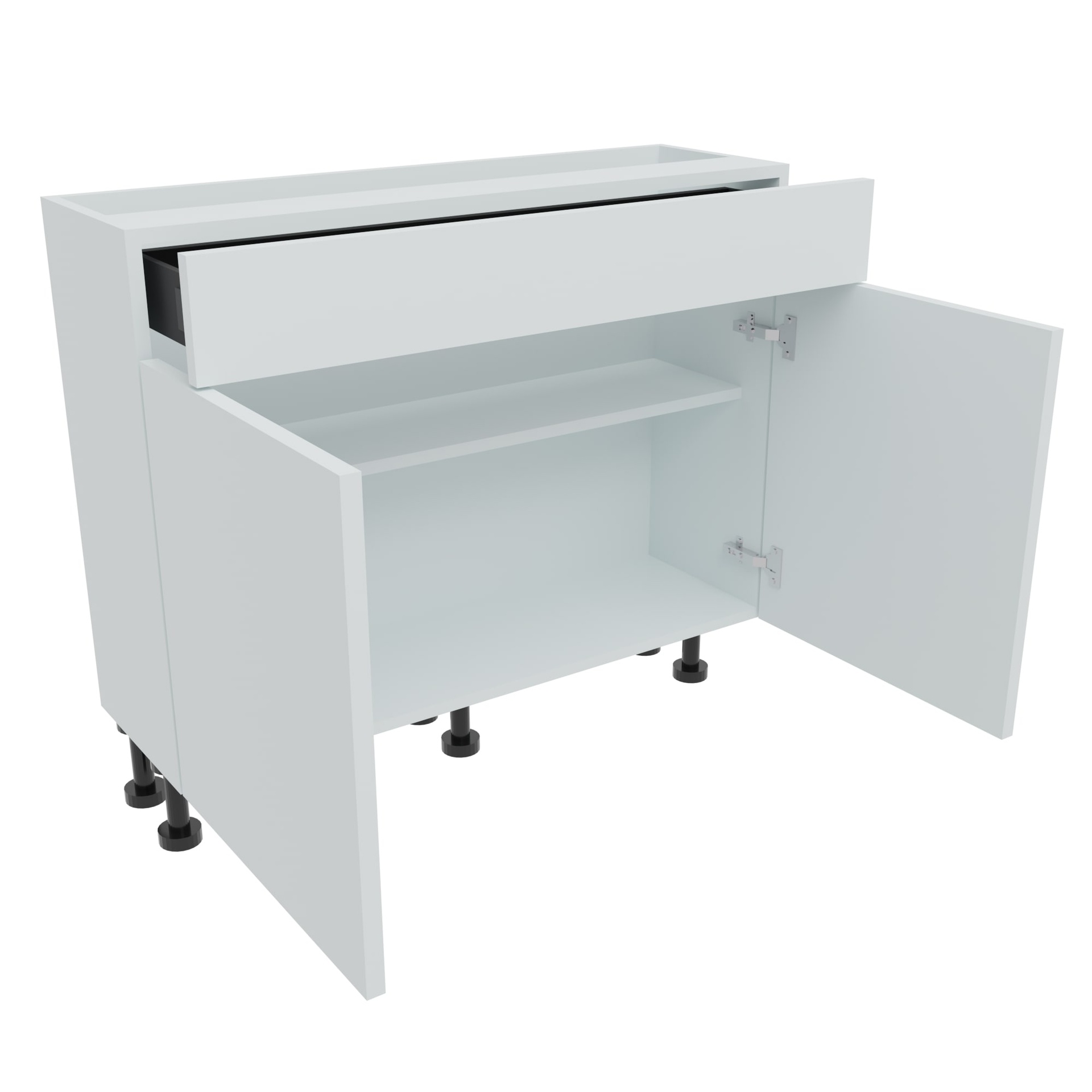 1000mm Double Drawerline Base Unit (Single Drawer) (300mm Deep)
