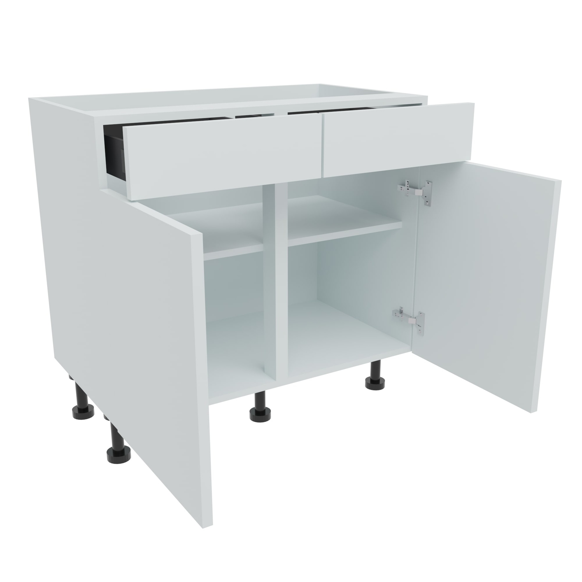 900mm Double Drawerline Base Unit (470mm Deep)