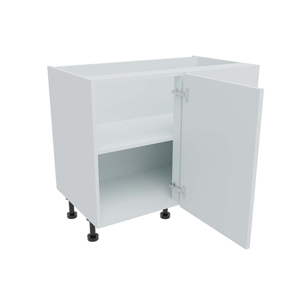 1000mm Highline Corner Base Unit With Adjustable Corner Post - 500mm Door (Right Blank)