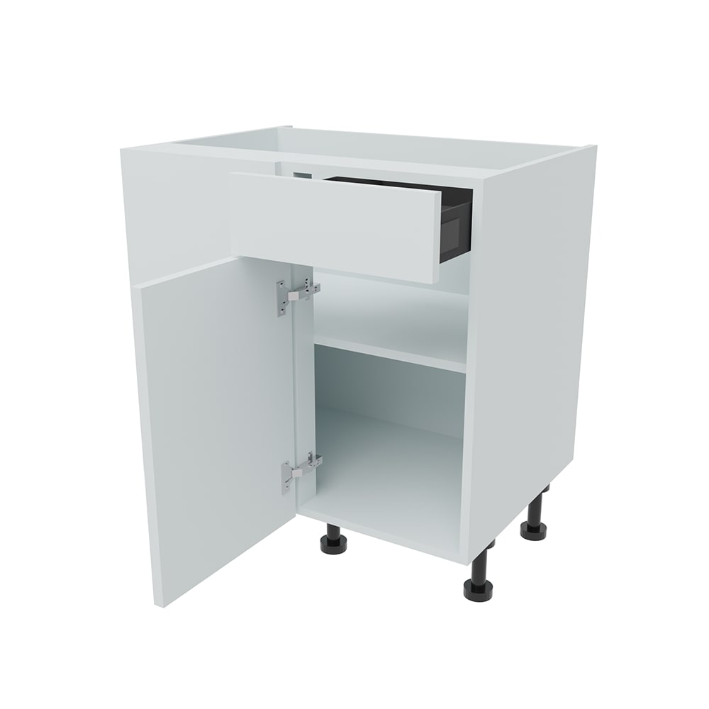 800mm Drawerline Corner Base Unit With Adjustable Corner Post - 400mm Door (Left Blank)