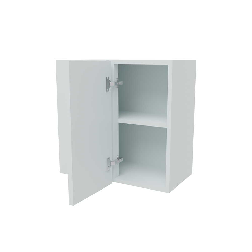 600mm Standard Corner Wall Unit With Adjustable Corner Post - 300mm Door (Left Blank) (Low)