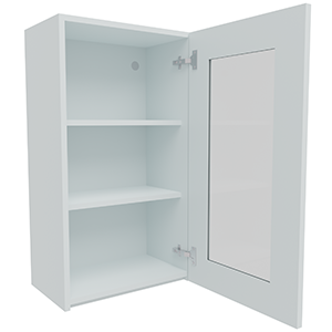 500mm True Handleless Glass Door Wall Unit (High)