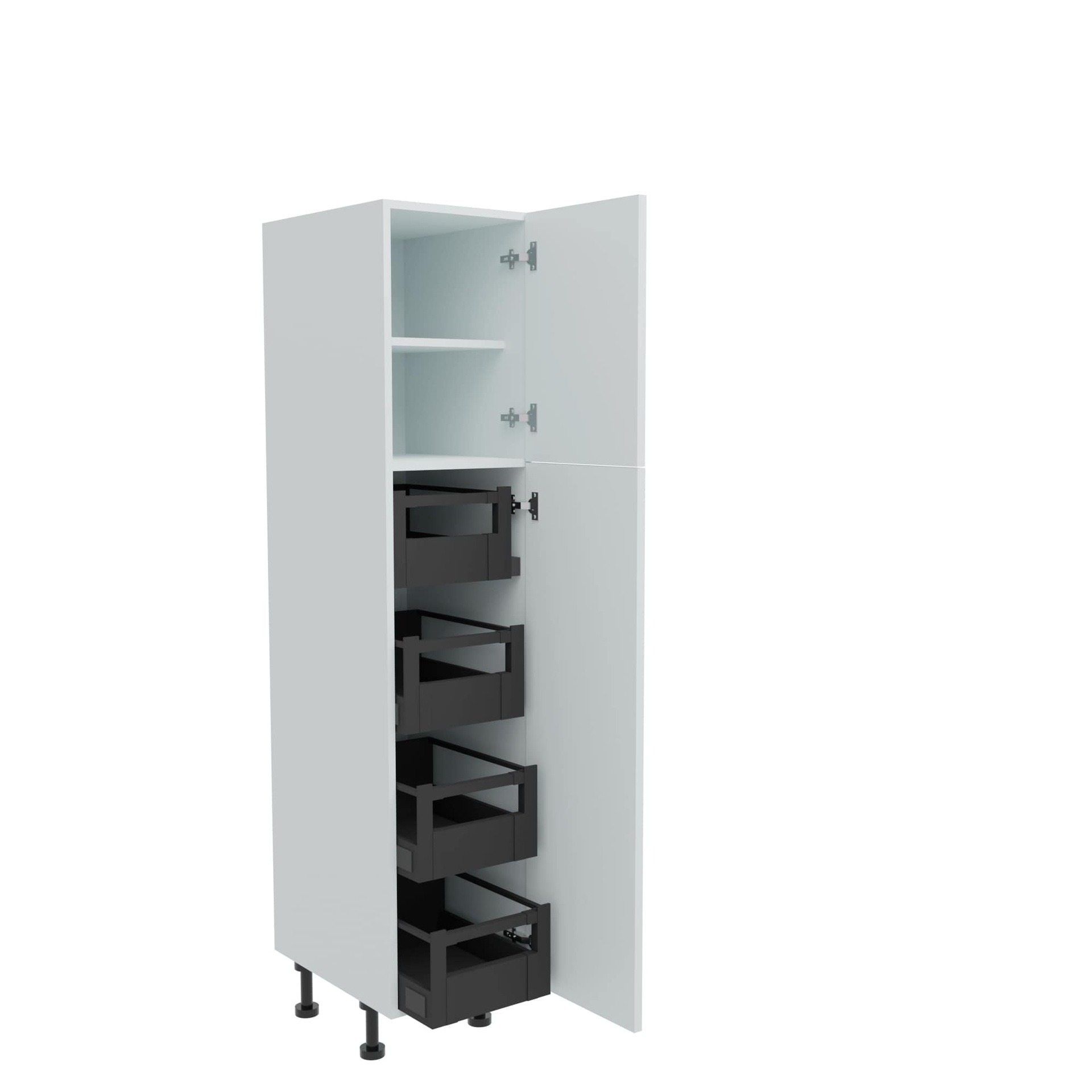 400mm Tall Larder Unit with 4 x Internal Drawers (Low)
